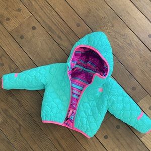 North Face  Reversible jacket 6-12 months